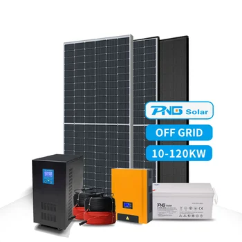  Высокоэффективный гибридный инвертор мощностью 10 кВт Домашняя солнечная энергия Генератор Комплекты Промышленные солнечные панели Цена
