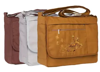 высококачественный холщ буддийские шаолиньские монашеские сумки лежать медитация будда архат пакет лохан дзен монах сумка