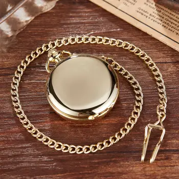 Роскошные механические карманные часы для мужчин и женщин гладкие винтажные арабские цифры с циферблатом мужской брелок цепочка кулон часы для коллекции новые