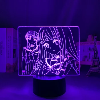 Светодиодный ночник Аниме Эйфория Nemu Manaka для спальни Декор Свет Батарея Подарок на день рождения Манга 3D лампа Роман Эйфория