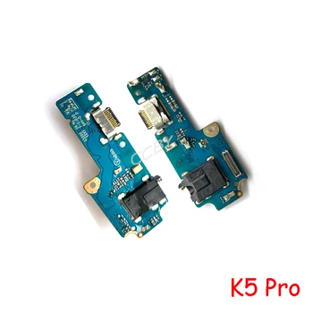 Оригинал для Lenovo K5 Pro USB Зарядное устройство Док-порт Соединительная плата с разъемом для наушников USB Порт зарядки Гибкий кабель