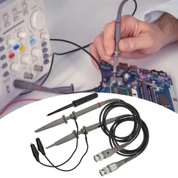 P6100 Кабель для осциллографического зажима 100 МГц BNC Разъем для осциллографа Универсальный для осциллографа Детали Аксессуары