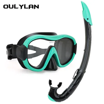 Набор для дайвинга, силиконовые очки против запотевания для взрослых, маска для подводного плавания, очки, профессиональное снаряжение для плавания