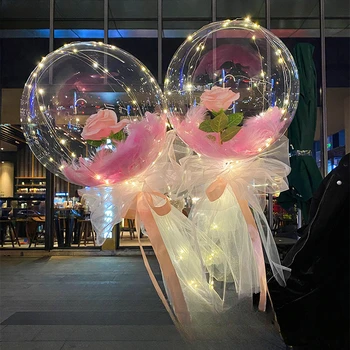 10 шт. 10-24 дюймовые прозрачные воздушные шары Pop Balls Принадлежности для вечеринок Свадебные композиции Украшения для вечеринки по случаю дня рождения