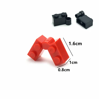 20 наборов DIY Строительные блоки Вращающиеся кирпичи 1x2 точки Развивающие творческие пластиковые игрушки для детей Совместимые технические 3830 3831