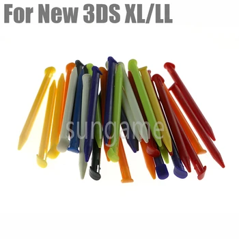 100 шт. Многоцветная пластиковая ручка с сенсорным экраном Стилус Портативная ручка Touchpen для Nintention New 3DS XL LL