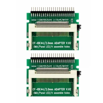 2X Compact Flash Cf Card To Ide 44Pin 2 мм Штекер 2,5 дюйма Hdd Загрузочный адаптер Конвертер