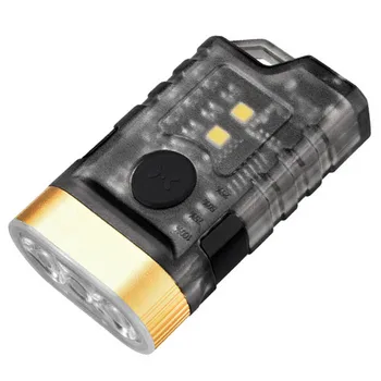 Портативные наружные инструменты IP65 Водонепроницаемый карманный фонарик Тип C Зарядка Кемпинг Маленький Свет 9 Грир Диммирование для кемпинга на открытом воздухе