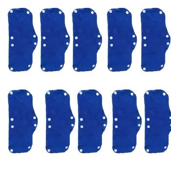 10 шт. Защелкивающаяся подкладка шлема Удобная хлопковая прямоугольная подкладка для шлема Аксессуары для синего шлема Защитный шлем