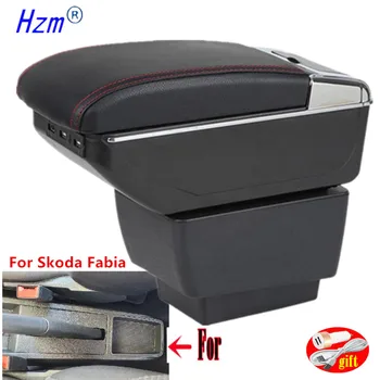 Для новой Fabia Подлокотник Для Skoda Fabia 3 III mk3 Автомобильный подлокотник Запчасти для подлокотника Ящик для хранения автомобильный аксессуар с USB 2015-2019