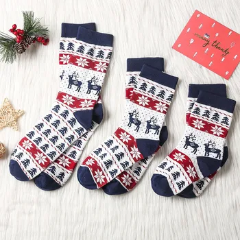 Детские/взрослые носки Винтаж 1 пара Удобные рождественские носки Женские носки Носки Набор для женщин