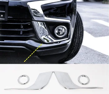Автомобильный стайлинг передних противотуманных фар декоративная рамка для Mitsubishi ASX 2016 2017 2018 2019 ABS передний бампер абажур