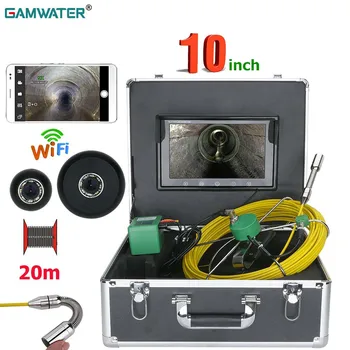 GAMWATER WIFI Дренажная труба Канализационная инспекционная камера Промышленный эндоскоп1 7 мм Водонепроницаемый IP68 Водопроводная дренажная камера Змеиная система