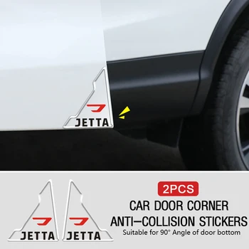 2pcs Автомобильная наклейка для защиты угла двери Защита от столкновений Защита от столкновений для Volkswagen Jetta 6 7 MK4 MK5
