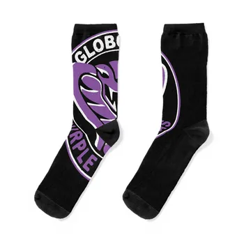 Globo Gym - Фиолетовые кобры винтажный логотип Носки Носки для скалолазания Носки Мужские Женские