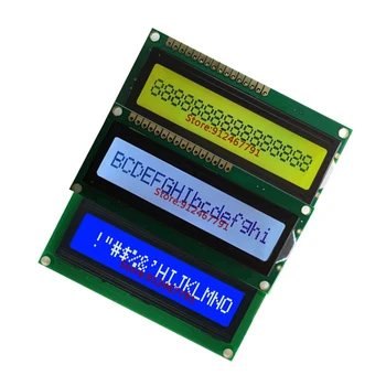 5 В LCD1601 1601A Модуль Серый/Синий/Зеленый экран 16x1 символьный ЖК-дисплей Модуль 1601 для STM32 51