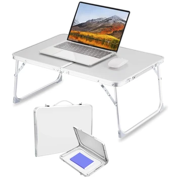  складной стол для ноутбука, портативный складной стол для кемпинга, мини-стол для пикника с местом для хранения, держатель для чтения на коленном столе для любого места