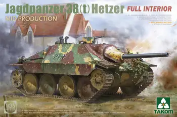 TAKOM 2171 Jagdpanzer 38(t) в масштабе 1/35 Hetzer Mid Production с моделью Full Interion
