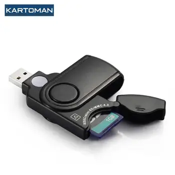 KARTOMAN usb 3.0 мульти считыватель карт памяти адаптер кардридер для micro SD / TF microsd считыватели ноутбук