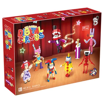Новый продукт: Удивительный цифровой цирк Волшебный цифровой цирковой сборочный блок Детская игрушка Рождественский подарок