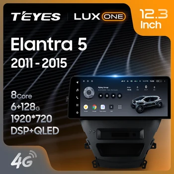 TEYES LUX ONE для Hyundai Elantra 5 JK GD MD UD 2011 - 2015 Автомагнитола Мультимедийный видеоплеер Навигация GPS Android No 2din 2 din dvd