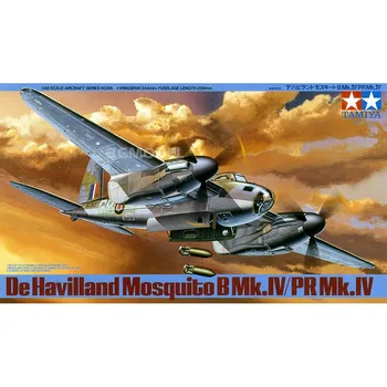 Tamiya 61066 1/48 De Havilland Mosquito B Mk.IV / PR Mk.Iv Бомбардировщик Сборка Модель Строительные Комплекты Для Военного Хобби DIY