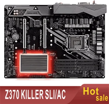 Z370 KILLER SLI/AC Материнская плата 64 ГБ Поддержка процессора 8-го поколения LGA 1151 DDR4 Z370 Материнская плата 100% протестирована полностью работает