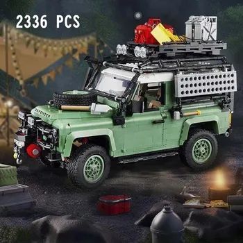 Land Supercar Rover Off-Road Defender 90 Vehicle Building Blocks Bricks Birthday Christmas Girls Автомобильные игрушки Совместимые с 10317