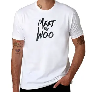 New Meet The Woo Pop Smoke Shirt Футболка футболка для мальчика мальчики футболка с животным принтом футболки для мужчин