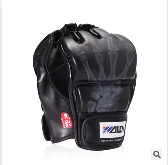 Новые перчатки для грэпплинга MMA PU боксерская груша боксерские перчатки черные/белые W8861 боксерские перчатки