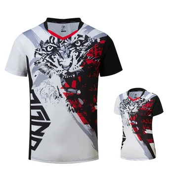 2023 Новая быстросохнущая рубашка для бадминтона Мужчины Женщины, спортивная рубашка-поло для гольфа, футболка для пинг-понга, футболка для бега, футболка для бега, теннисные футболки