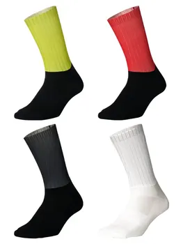 Велосипедные носки Командные соревнования Дышащие силиконовые носки с противоскользящей трубкой для мужчин и женщин