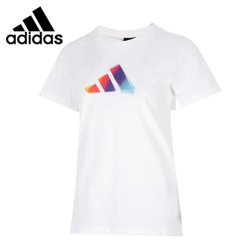 Оригинал Новое поступление Adidas UST T 3 BAR Женские футболки рубашка с коротким рукавом Спортивная одежда