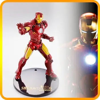 SHF Marvel Iron Man MK4 Игрушки 15-я годовщина Soul Limit Фигурка Модель Фигурка Коллекционная Аниме Фигурка Статуя Фигурки
