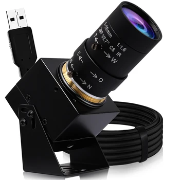 ELP Low Light USB Webcam 1,3 МП AR0130 Ручной зум Варифокальный объектив Промышленная USB-камера с низкой освещенностью для видеоконференций