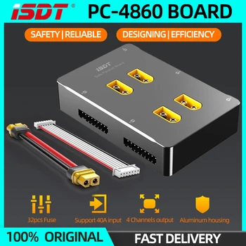 ISDT PC-4860 Lipo Зарядное устройство 1-8S XT60 Безопасная балансировочная зарядная пластина для RC FPV Зарядное устройство