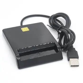 Hot USB SIM-считыватель смарт-карт Ic/ID банковских карт Emv Tf Mmc Считыватели смарт-карт USB-CCID ISO 7816 для Windows