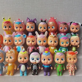 12 см оригинальные детские куклы игрушка для девочек 3D моделирование плачущая кукла креативная милая кукла животного детский подарок на день рождения