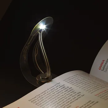 Портативный настольный светильник для чтения Складной креативный новинка Карта Фонарик Сгибаемые ультратонкие лампочки для закладок для гостиничных номеров