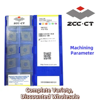 ZCC. Твердосплавные режущие инструменты CT CNMG120408-WGM YBC252 10 шт. (1 коробка)