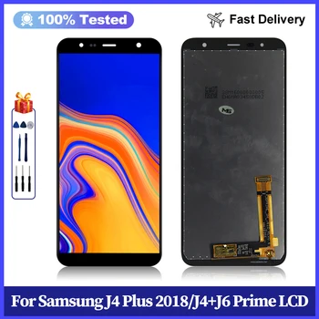Для Samsung Galaxy J6 Plus 2018 ЖК-дисплей J6 + J610 Дигитайзер с сенсорным экраном для Samsung J4 + J415 J4 Plus ЖК-дисплей в сборе