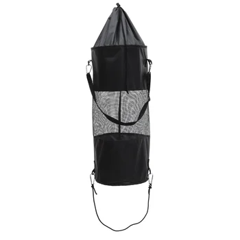 Oxford Тканевый мешок для мусора Многоцелевая морская сумка для хранения Лодка (черный)