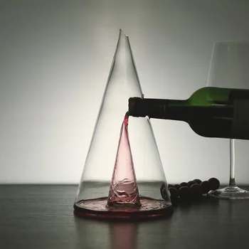  Графин для вина Разделитель ликера Бытовой стекло ручной работы Красное вино Креативный цвет Коробка Упаковка