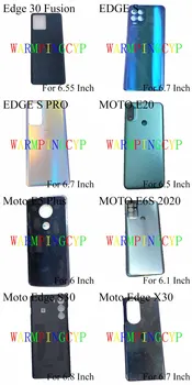 Задняя крышка крышки аккумуляторного отсека для Motorola Edge E20 LITE S30 Fusion PRO Moto E32s E40 Plus E5 E6S 2020 X30 Z4 Play Nio XT2125