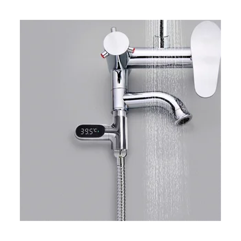  Ванна Монитор температуры воды Электричество Светодиодный дисплей Смесители для домашнего душа Термометр для воды Измеритель температуры купания