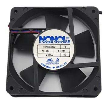 Для NONOI F1225E48B2 DC 48 В 0,17 А 12 см 12025 120x120x25 мм Вентилятор охлаждения с двойным шарикоподшипником