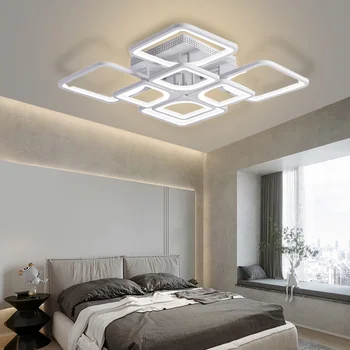 IRLAN светодиодная люстра бытовые осветительные приборы современный глянец гостиная спальня кухня бытовая белая/черная модель