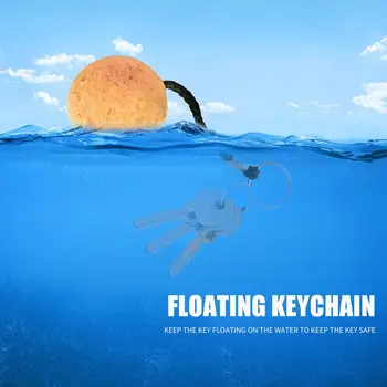 пробковый шар плавающий брелок для ключей плавучий брелок для ключей для лодки парусный каяк подарок