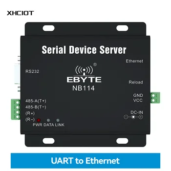 UART в Ethernet Последовательный сервер NB114 Шлюз Modbus Поддержка TCP и UDP на большие расстояния Сервер беспроводных последовательных устройств MQTT XHCIOT